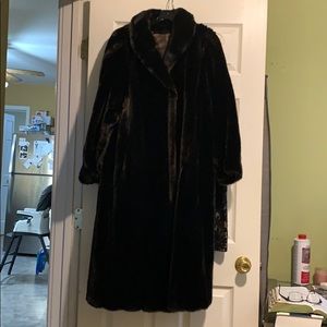 Mink imitation coat!